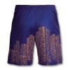 Sublimated Womens Basketball Shorts Back